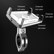 Kewig M7 Bicycle 4 Claws Aluminum Navigational Bracket Outdoor Cycling Cell Phone Holder(Blue)