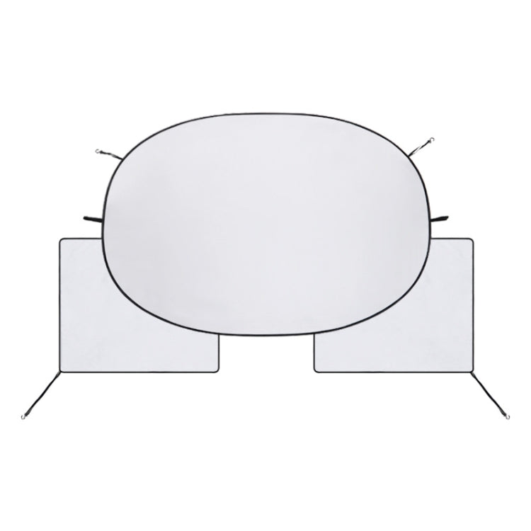 Car Sunshade Front Cover Sunscreen Heat Shield(Silver Vinyl)