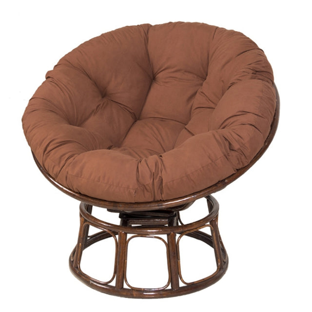 100x100cm Multifunctional Round Thickened Soft Hammock Cradle Cushion(Coffee)