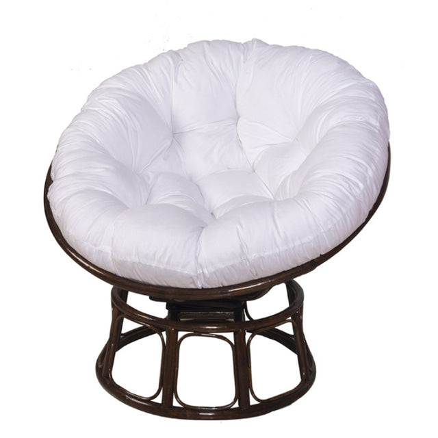 110x110cm Multifunctional Round Thickened Soft Hammock Cradle Cushion(White)