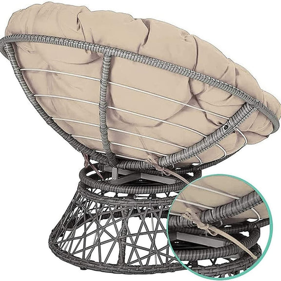100x100cm Multifunctional Round Thickened Soft Hammock Cradle Cushion(White)