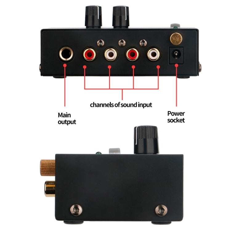 Vinyl Record Player Preamplifier, EU Plug(PP500)