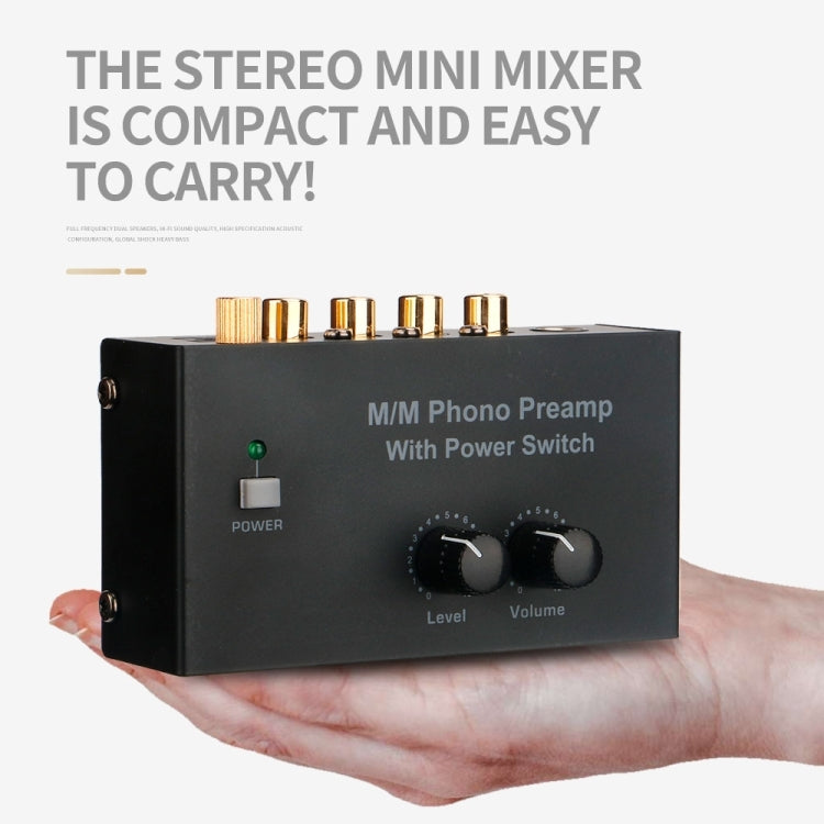 Vinyl Record Player Preamplifier, EU Plug(PP500)