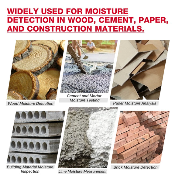 HABOTEST Wood Moisture Content Rapid Tester
