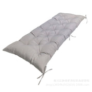 150x50x8cm Outdoor Bench Water-resistant Sunscreen Thickened Soft Cushion(Light Gray)