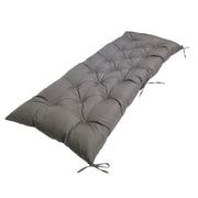 150x50x8cm Outdoor Bench Water-resistant Sunscreen Thickened Soft Cushion(Dark Gray)