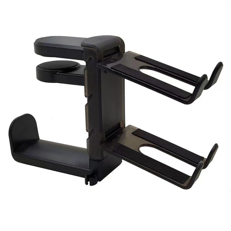360 Degree Rotation Headset Bracket With Game Handle Organizer(Black)