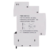 SINOTIMER  TM610C 110-250V 16A Quartz Mechanical Timer 24 Hours Programmable Din Rail Relay