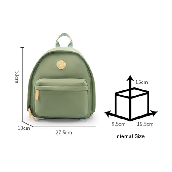 Cwatcun D125 Small Shoulder Camera Bag Casual Commuter DSLR Backpack(Black)