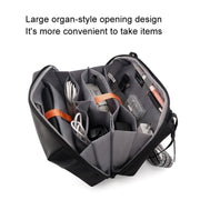 Cwatcun D123 Medium Multifunctional Photography Storage Pack Data Camera Digital Bag(Black)