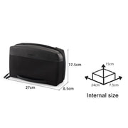 Cwatcun D123 Medium Multifunctional Photography Storage Pack Data Camera Digital Bag(Black)