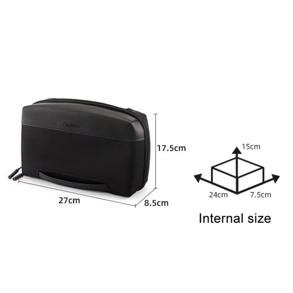Cwatcun D123 Medium Multifunctional Photography Storage Pack Data Camera Digital Bag(Black)