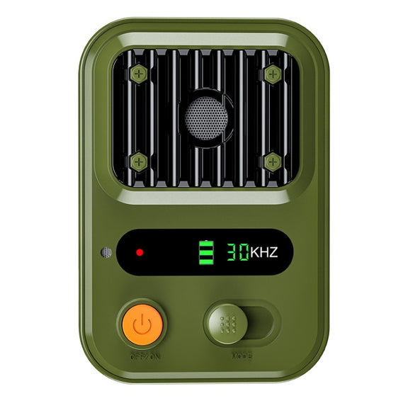 UltrasonicAnti Barking Devices Color Screen Auto Dog Bark Deterrent Devices with 3 Levels(Green)