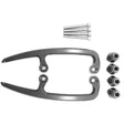 For Kawasaki Z650 2017-2018 Motorcycle Rear Seat Armrest Pull Bow(Titanium) - Ornamental Parts by PMC TechLife | Online Shopping South Africa | PMC TechLife | Buy Now Pay Later Mobicred