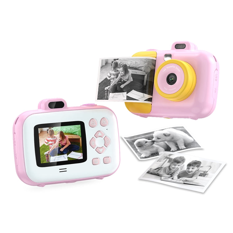 2.4-Inch Smart Digital Kids Thermal Printing Camera With Printing Paper, Color: 503AF Blue Focus