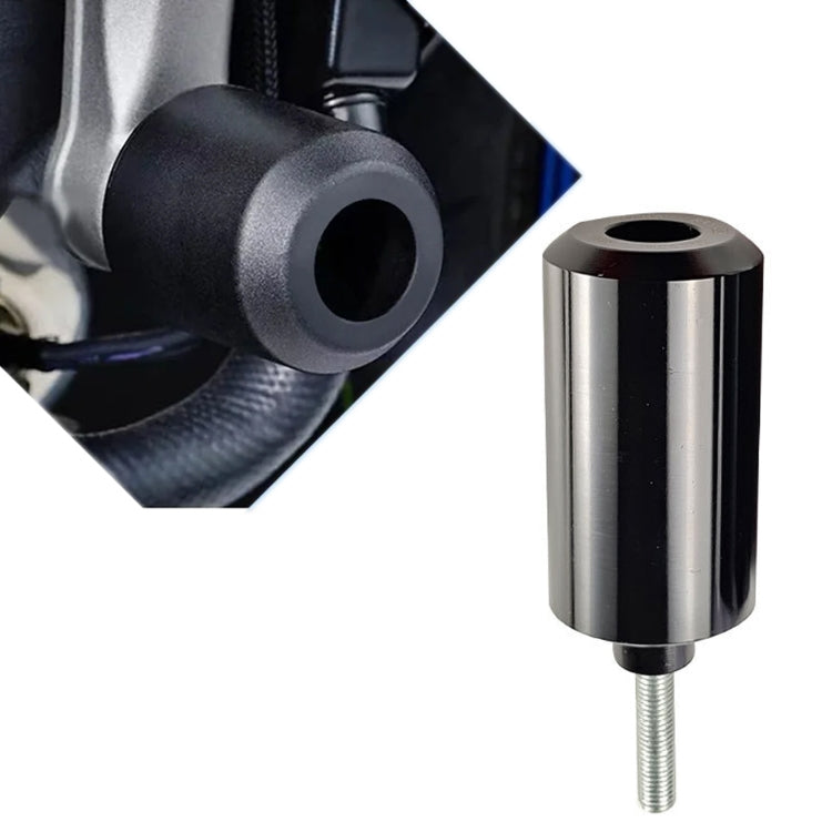 For Kawasaki Z1000 Motorcycle Aluminum Alloy Body Anti-Fall Bar(Black)