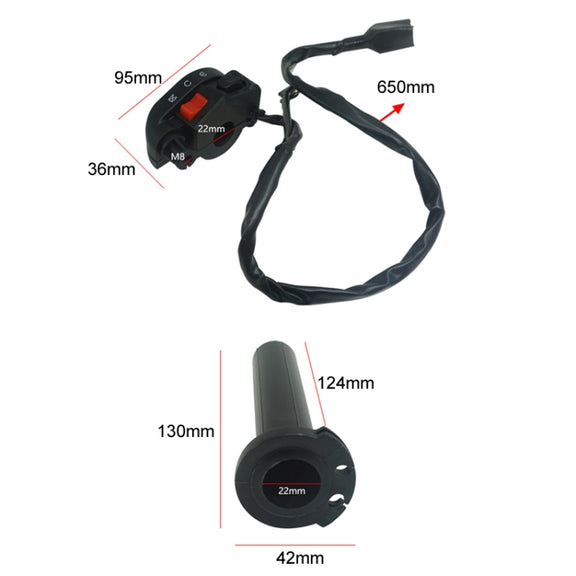 For Kawasaki Motorcycle Combination Handlebar Start Stop Switch