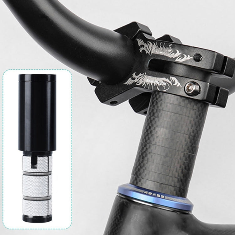 Bicycle Hidden Handlebar Lifter Mountain Bike Handlebar Riser Fork Tap, Style: Long