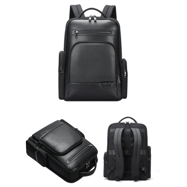 Bopai 61-120511 arge-capacity Travel Business Laptop Backpack With USB+Type-C Port(Black)