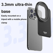 For iPhone Senxia Magsafe Magnetic Mobile Phone Filter Holder Phone Lens Adapter Base For 6.1-inch