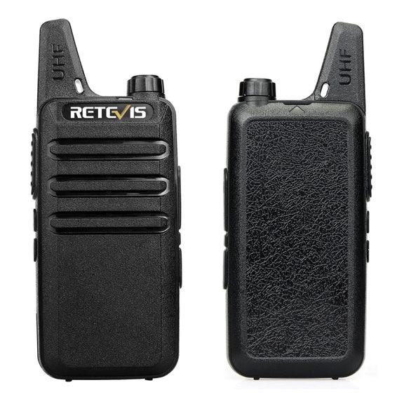 RETEVIS RT22 Hotel Mini Charging Two-Way Wireless Intercom Walkie Talkie(US Frequency with Plug)