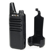 RETEVIS RT22 Hotel Mini Charging Two-Way Wireless Intercom Walkie Talkie(US Frequency with Plug)