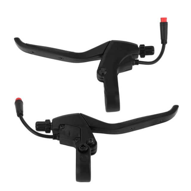 For KUGOO M5 AIMITE 1pair Electric Scooter Brake Handle Water-resistant Head Left and Right Non-slip Brake Handle(Black)