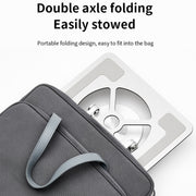 Aluminum Alloy Laptop Stand Notebook Riser with 360 Degree Rotating Base,(Silver)