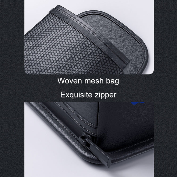 Car Tissue Box Multifunctional Storage Hanging Bag(Black)
