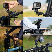XILETU Sports Camera Mobile Phone Quick Release Motorcycle Bicycle Bracket