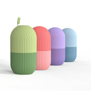 Silicone Wave Pattern Ice Compartment Mould Facial Beauty Massage Pore Shrinking Ice Cube Mold(Green)