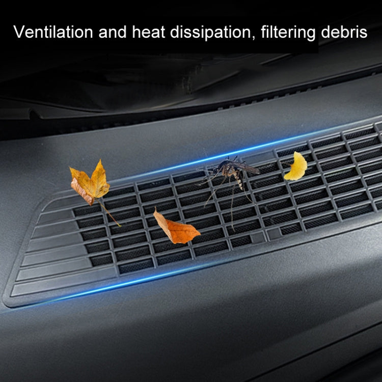 For 2024 Tesla Model 3 Air Inlet Insect Screen Protective Cover(Black)