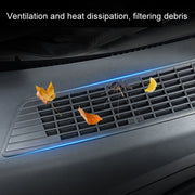 For 2024 Tesla Model 3 Air Inlet Insect Screen Protective Cover(Black)
