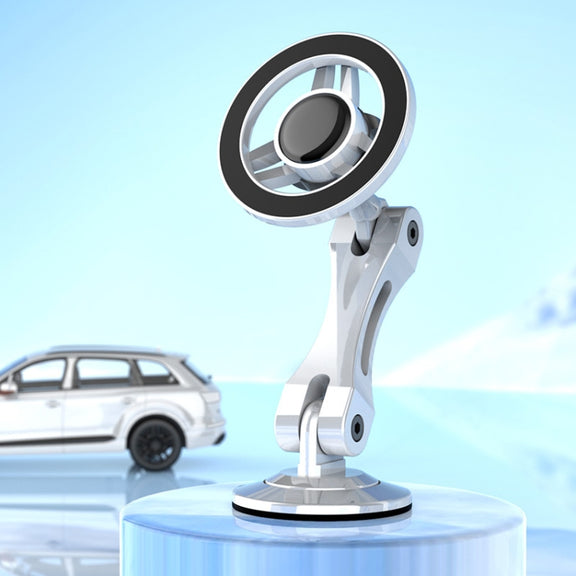 Magsafe Car Magnetic Rotating Adjustable Mobile Phone Holder(White)