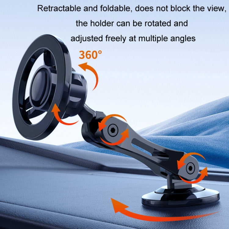 Magsafe Car Magnetic Rotating Adjustable Mobile Phone Holder(Orange)