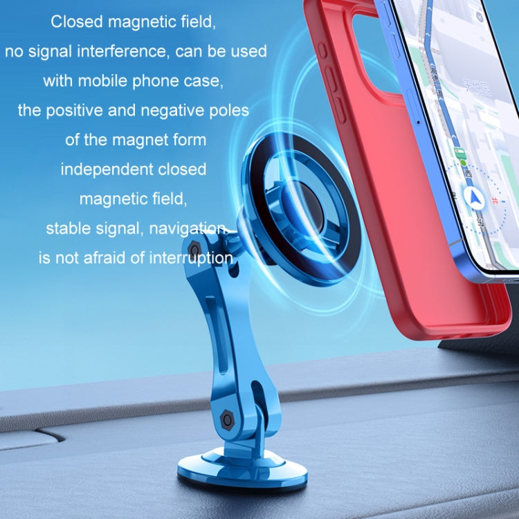 Magsafe Car Magnetic Rotating Adjustable Mobile Phone Holder(Orange)