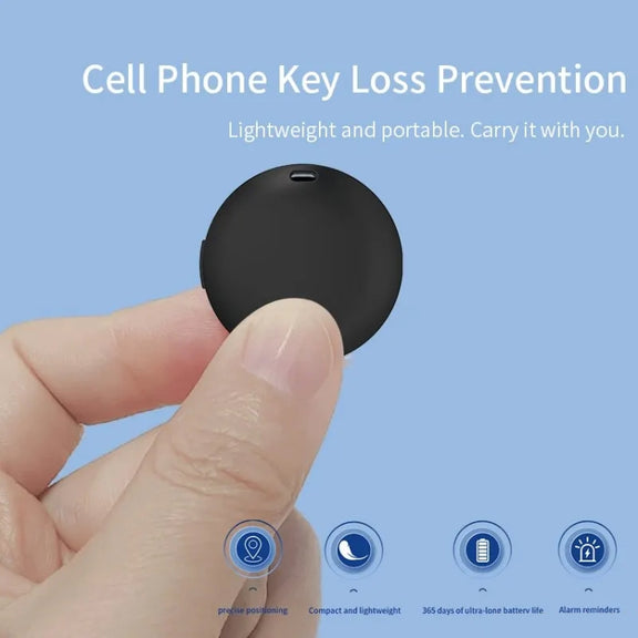Mini Pet Smart Anti-lost Device Portable GPS Locator Bluetooth Tracker(Black)