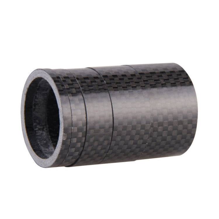 5pcs /Set Bicycle Carbon Fiber Gasket Fork Bowl Set Handlebar Pad 3/5/10/15/20mm