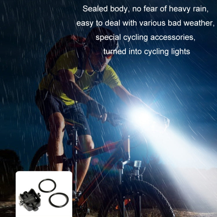 Mini Type-C Rechargeable Outdoor Keychain Light Flashlight(Lamp Head Rotatable Black)