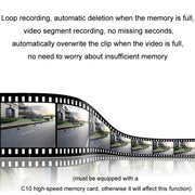 Android ADAS HD Night Vision 1080P USB Driving Recorder, Model: Single Lens(No Card)