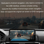 Android ADAS HD Night Vision 1080P USB Driving Recorder, Model: Single Lens WIFI Version(16G Memory Card)