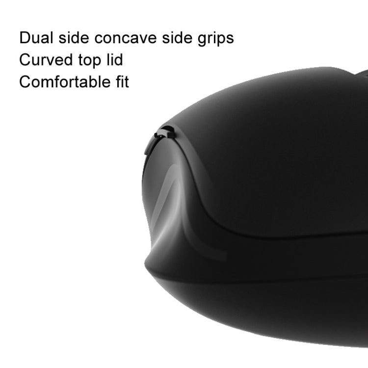 Rapoo M350G Bluetooth/2.4G Wireless Mouse Office Desktop Laptop Mute Mouse(Dark Gray)
