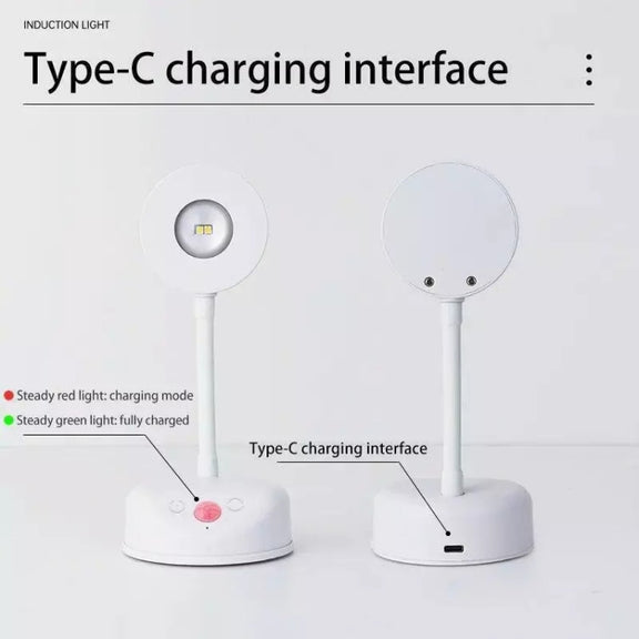 Rechargeable LED Motion Sensor Wireless Spotlight Dimmable Picture Light 2000mAH(White)