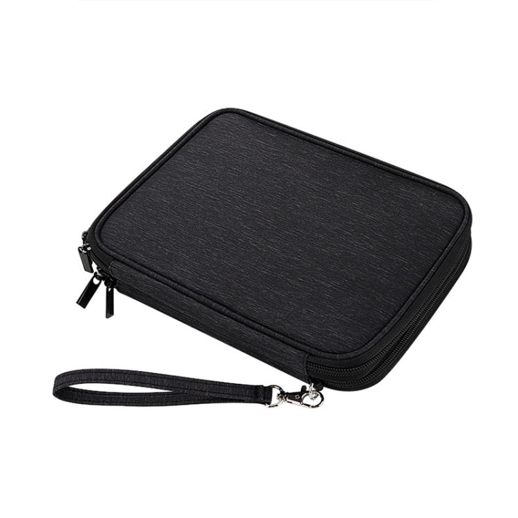 SM08 Large Capacity Water-resistant Portable Double-layer Digital Storage Bag, Size: S(Black)