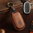 For Sanyang Hallmo Motorcycle Remote Key Protective Case(Brown) - Car Key Cases by Hallmo | Online Shopping South Africa | PMC Jewellery | Buy Now Pay Later Mobicred