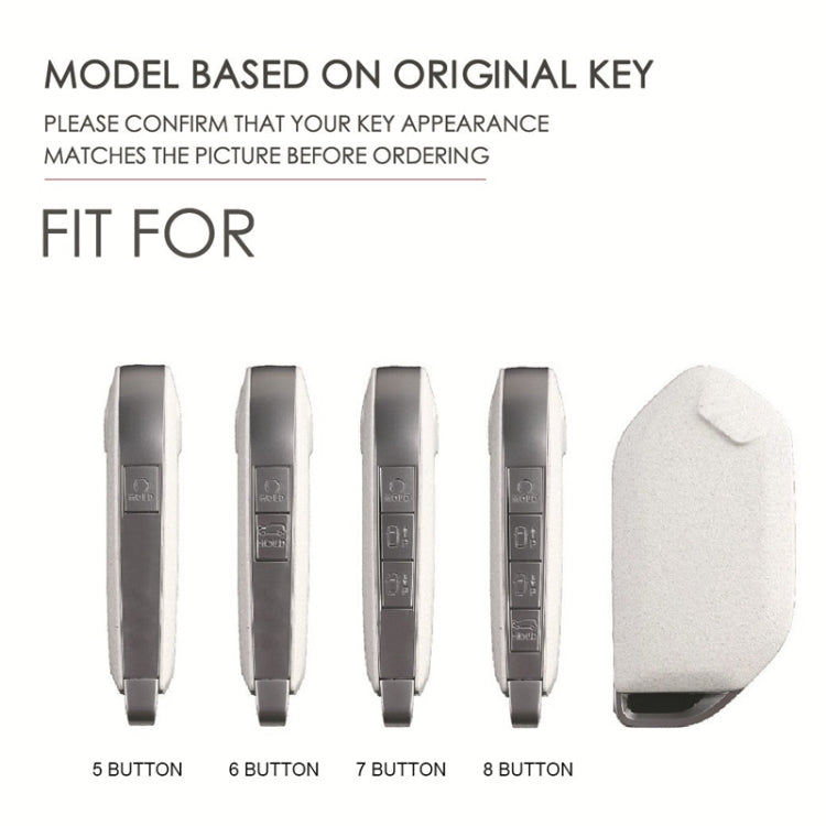 For Kia 2024 Hallmo Car Key Protective Cover, Color: 8 Keys Black