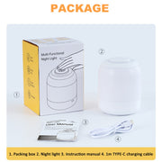 Rechargeable Touch Control LED Night Light Bedside Lamp SE Version 2400mAh White