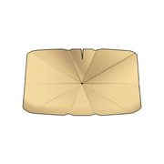 Car Windshield Titanium Sun Protection Heat Insulation Parasol(Small Gold 9958)