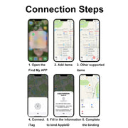For Apple Series S11 Card-Type Positioning Smart Anti-Lost Device Locator