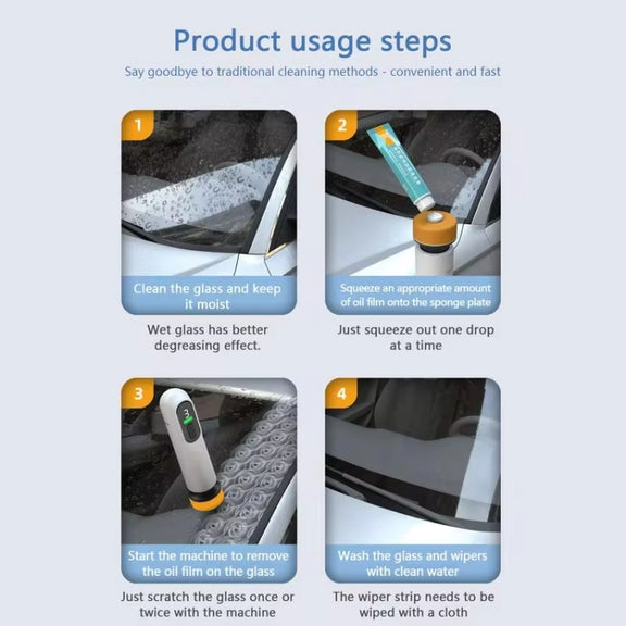 Wireless Electric Window Oil Film Scratch Repair Cleaning Machine(Basic)
